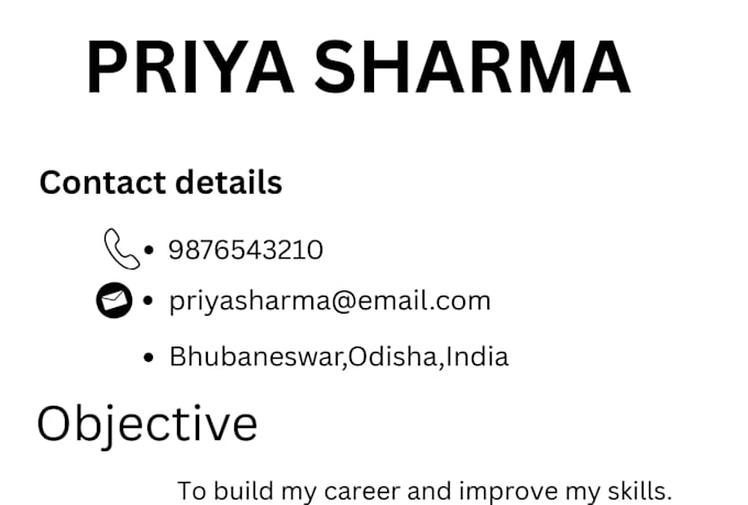 design a professional resume and cv